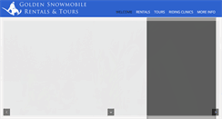 Desktop Screenshot of goldensnowmobilerentals.com